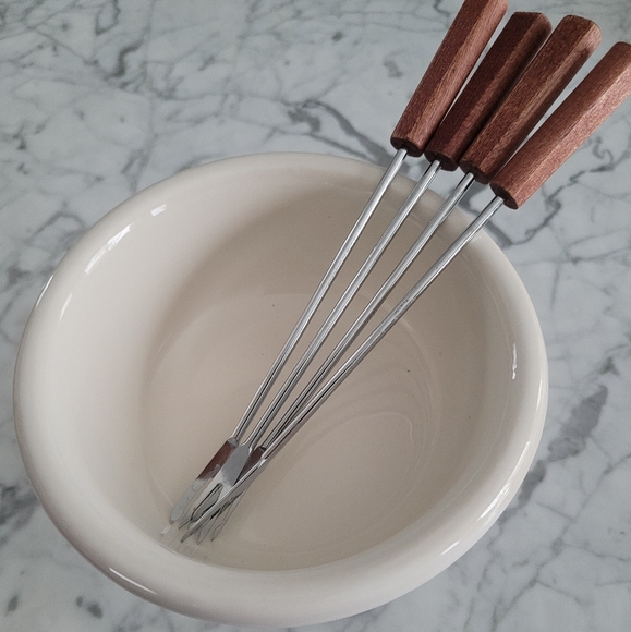 Vintage OBO Chocolate Fondue Set - Picture 5 of 6